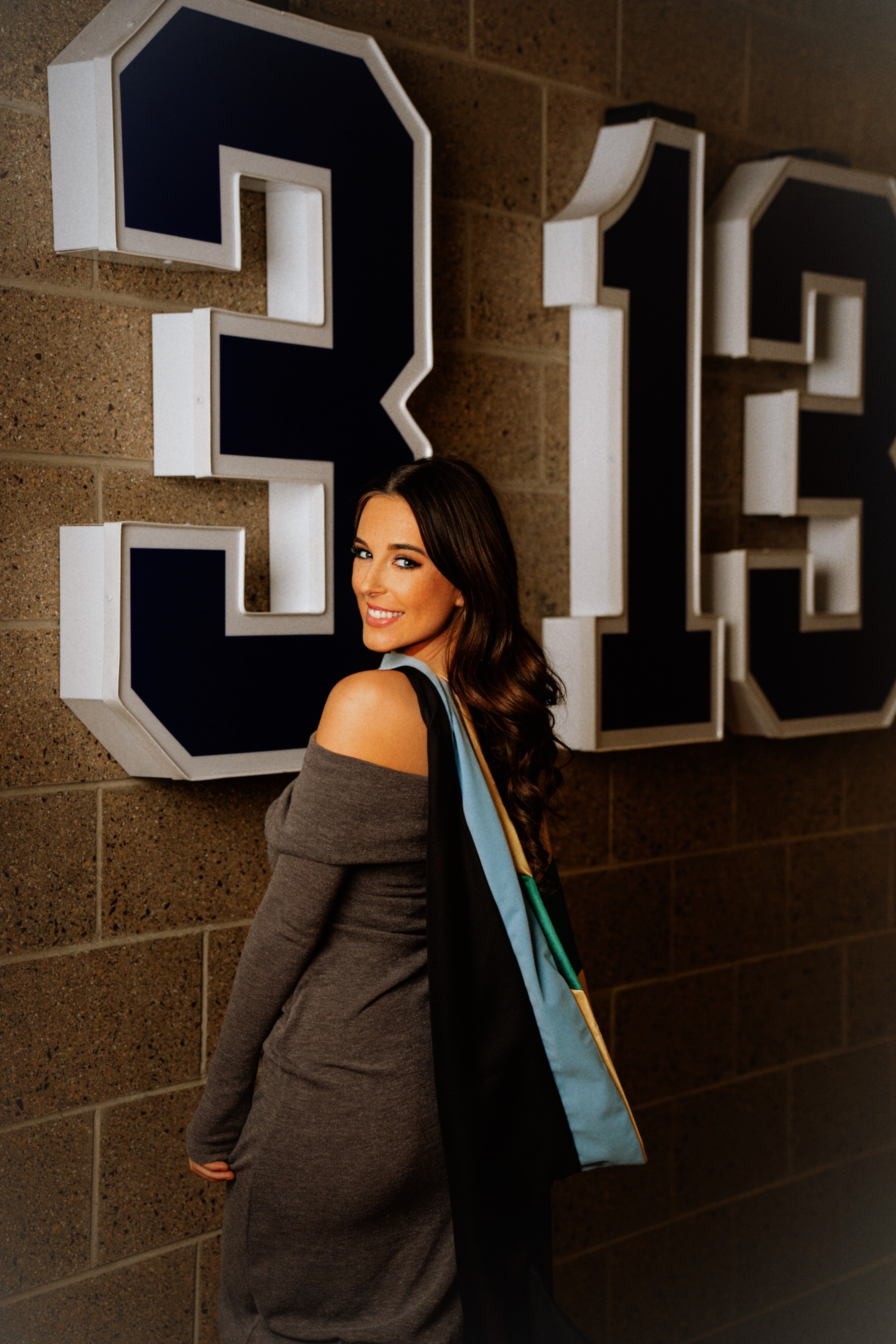 Woman at graduation